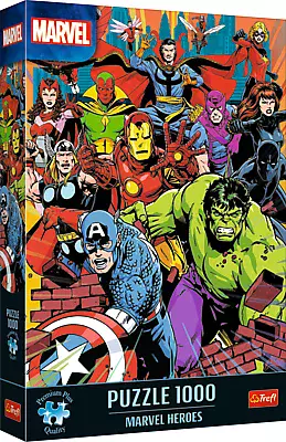 Puzzle 1000 elementów. Premium Plus. Marvel Heroes - Puzzle