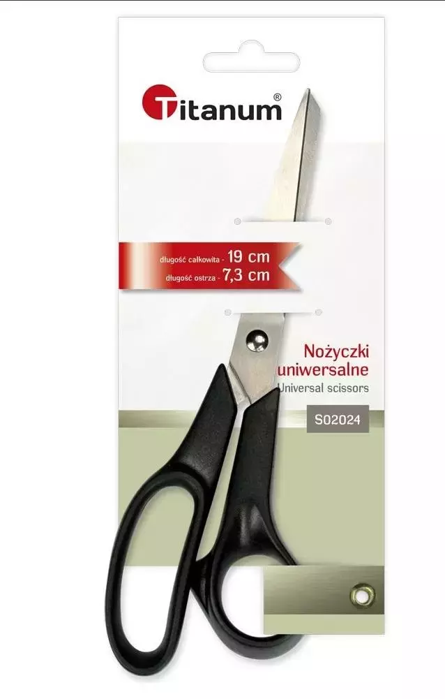 Nożyczki ergonomiczne 19cm - Papiernicze i szkolne