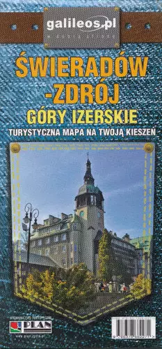 Świeradów Zdrój, Góry Izerskie. Mapa kieszonkowa, 1:10 000 - Książki