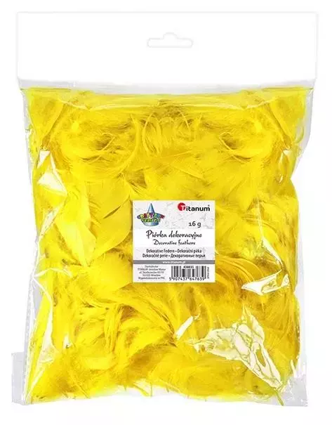 Piórka puch 16g żółte - Papiernicze i szkolne