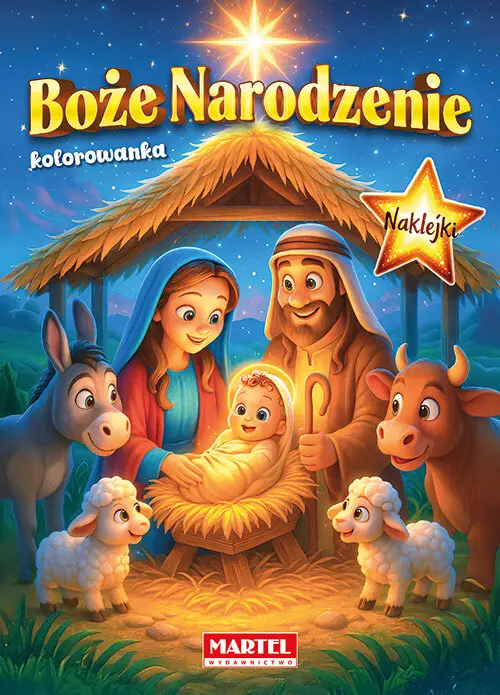 Boże Narodzenie. Szopka z naklejkami - Książki