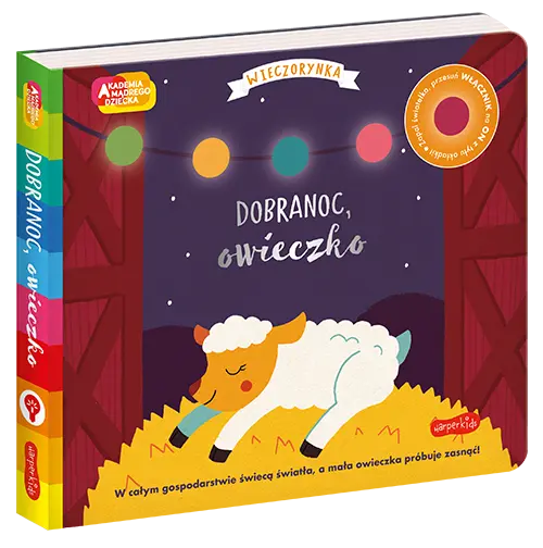 Dobranoc, owieczko. Akademia Mądrego Dziecka. Wieczorynka. Seria ze światełkami - Książki