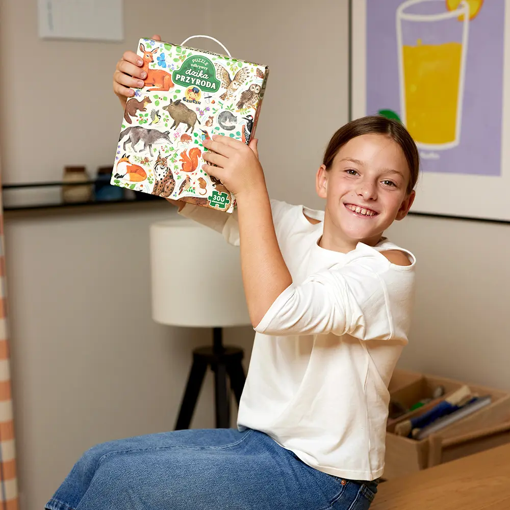 Puzzle CzuCzu 300 elementów. Puzzle odkrywcy. Dzika przyroda - Puzzle