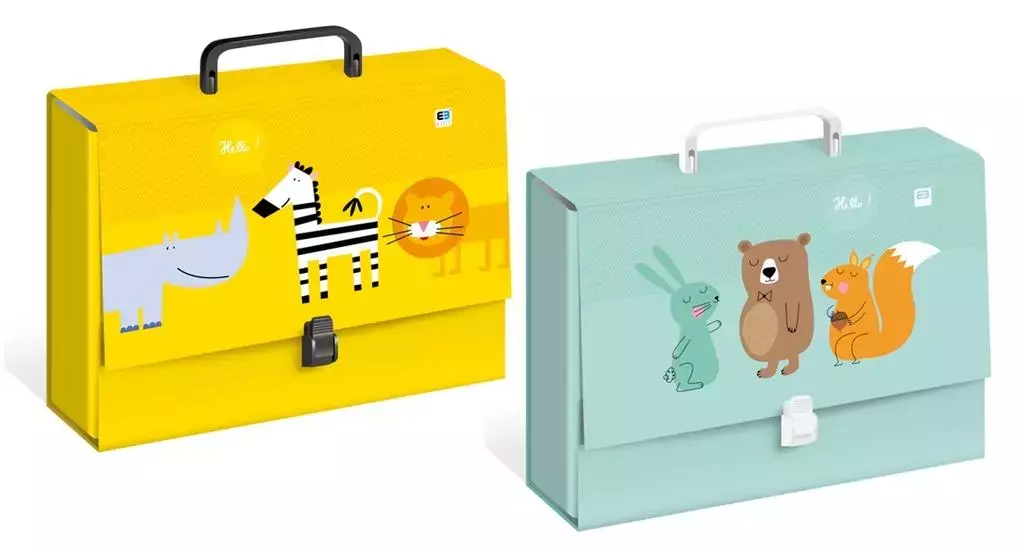 Teczka z rączką C4 mix B&B Kids - Papiernicze i szkolne