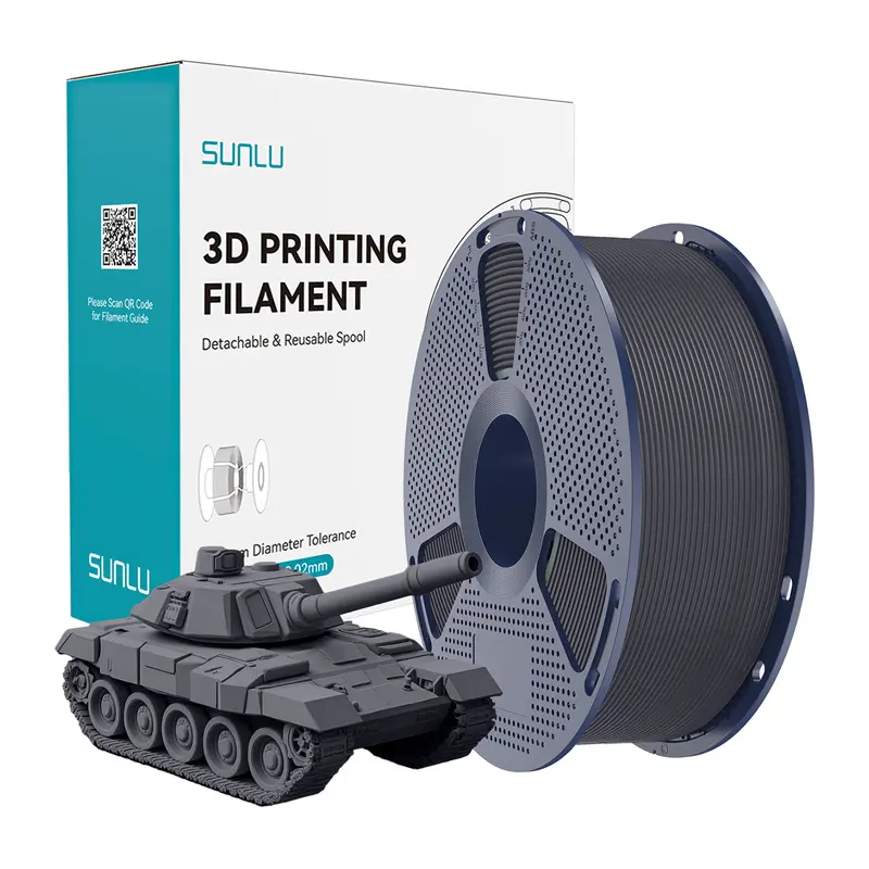Filament SUNLU PLA+ High-Speed 1.75mm 1kg (szary) - Elektronika i akcesoria