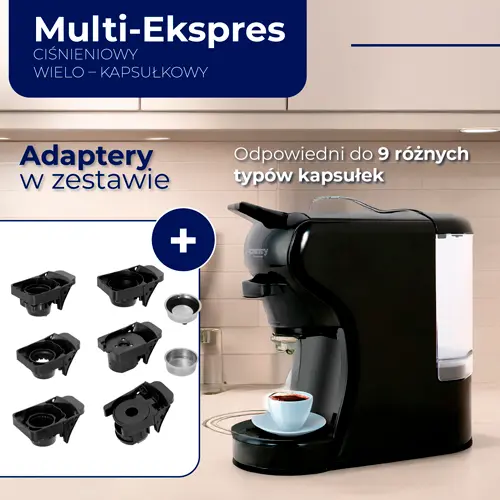Multi-Ekspres ciśnieniowy wielo – kapsułkowy - Elektronika i akcesoria