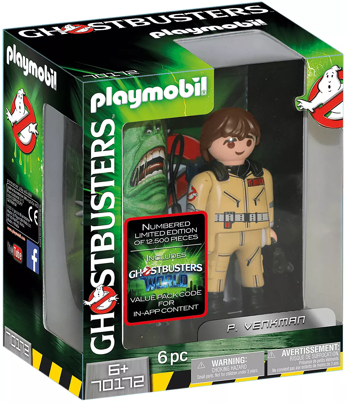 PLAYMOBIL ® Ghostbusters 70172. Figurka do kolekcjonowania. P. Venkman - Zabawki