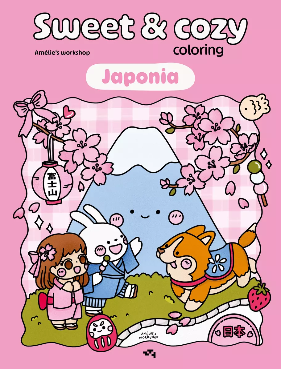 Przy kominku. Sweet & cozy coloring - Książki