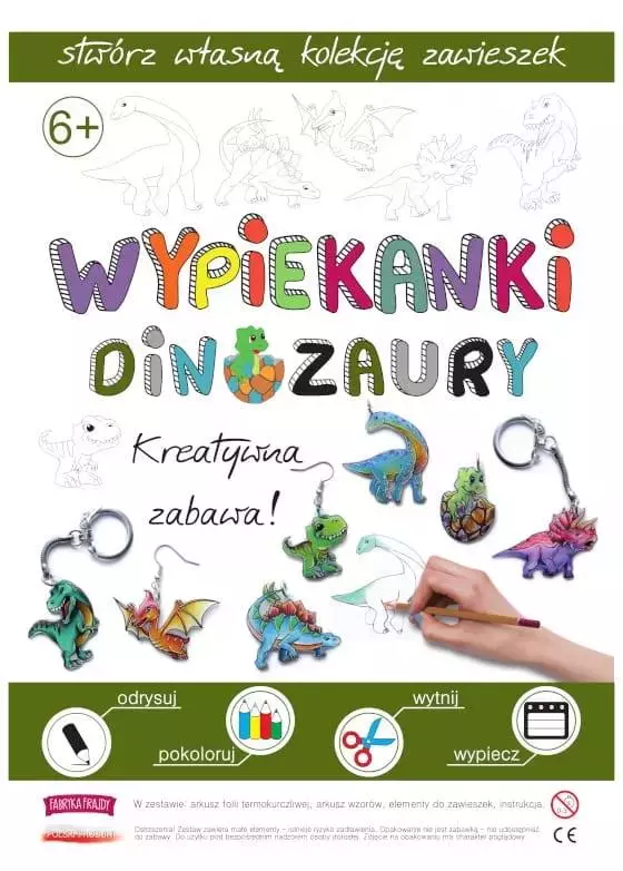 Wypiekanki dinozaury - kreatywna zabawa! - Papiernicze