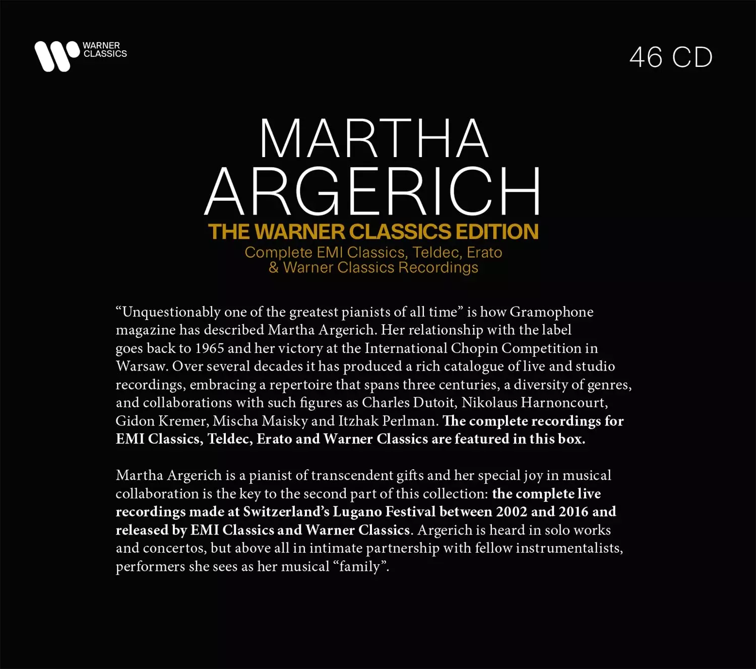 The Warner Classics Edition: Complete Emi Classics, Teldec, Erato & Warner Classics Recordings, CD - Muzyka