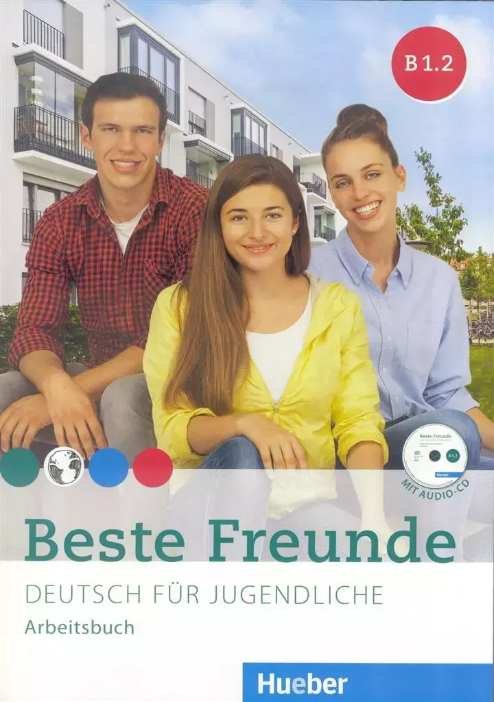 Beste Freunde B1.2. Arbeitsbuch + CD, wersja niemiecka - Książki