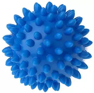 Piłka sensoryczna do masażu i rehabilitacji 5.4 cm, niebieska - Zabawki