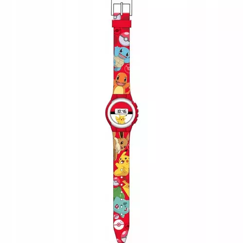 Zegarek cyfrowy KE02 ECO ( bez plastikowego opakowania) Pokemon POK4374 Kids Euroswan - Zabawki