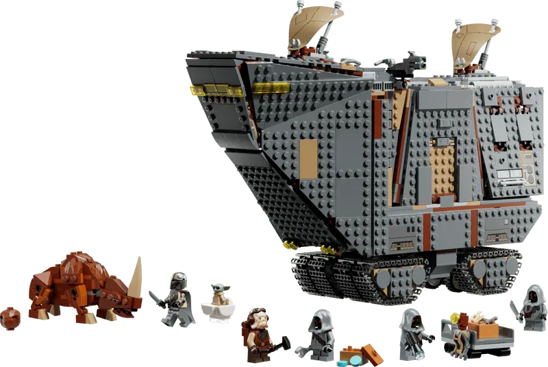 LEGO Star Wars™ Piaskoczołg wędrownych Jawów i bagnorożec 75453 - Zabawki