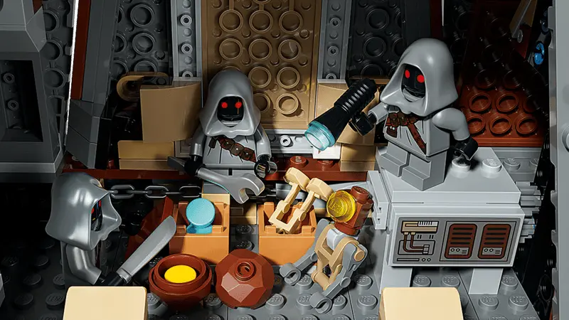 LEGO Star Wars™ Piaskoczołg wędrownych Jawów i bagnorożec 75453 - Zabawki