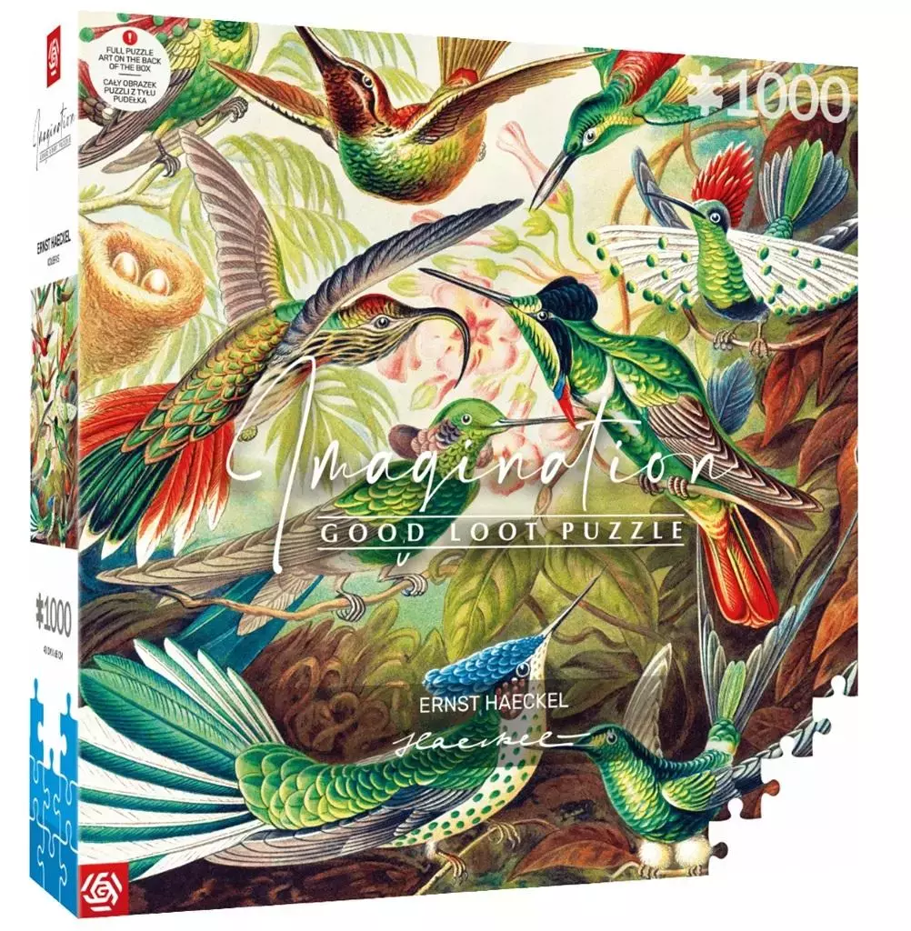 Puzzle Imagination 1000 Ernst Haeckel - Kolibry - Puzzle