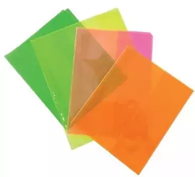 Okładka na zeszyt A5 212x304 neonowa 10szt - Papiernicze i szkolne