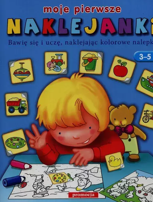 Moje pierwsze naklejanki - Książki