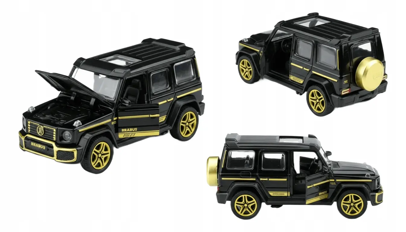Auto Metalowe Wytrzymałe G Klasa Mechanizm Pull Back Resorak Model Auta - Zabawki