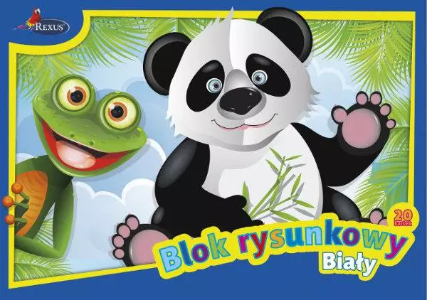 Blok rysunkowy A4 biały - Papiernicze i szkolne
