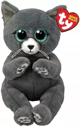 Maskotka TY Beanie Bellies BINX kot szary 15cm 41501 - Zabawki
