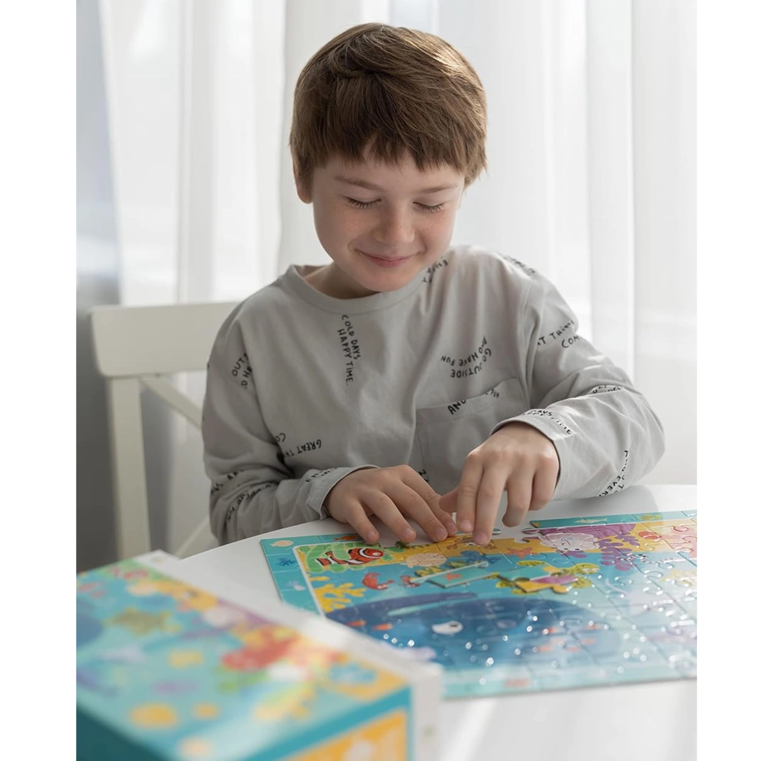 Puzzle obserwacyjne 80 elementów. Ocean - Puzzle