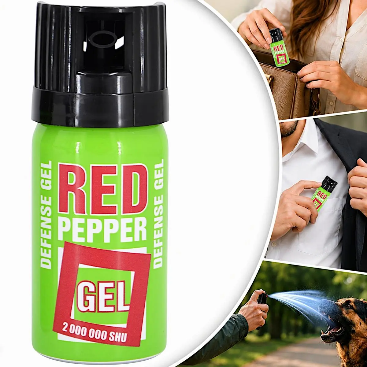 Gaz Pieprzowy Defence Green Gel 2MLN Shu Cone 40ML 10040-C Sharg - Elektronika i akcesoria