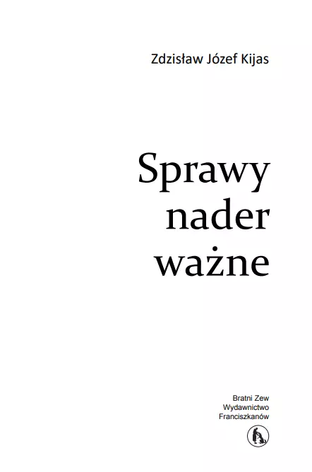 Sprawy nader ważne - Książki