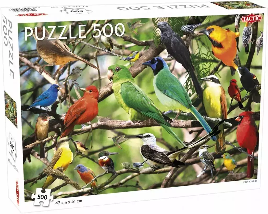 Puzzle 500 Animals: Exotic Birds - Puzzle