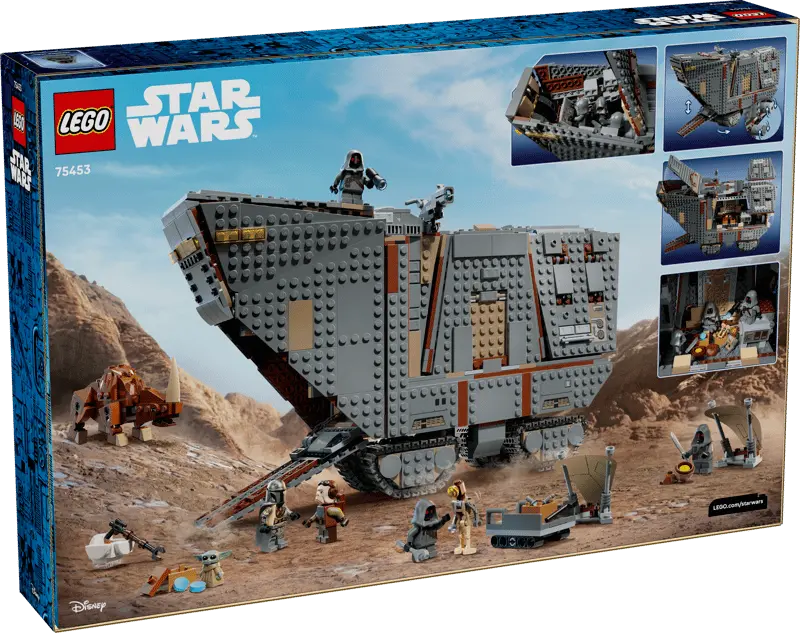 LEGO Star Wars™ Piaskoczołg wędrownych Jawów i bagnorożec 75453 - Zabawki