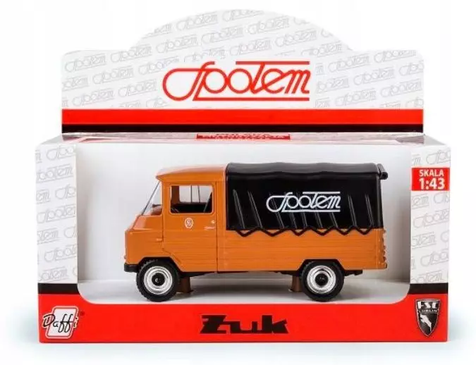 Żuk "SPOŁEM" 1:43 brązowy - Zabawki