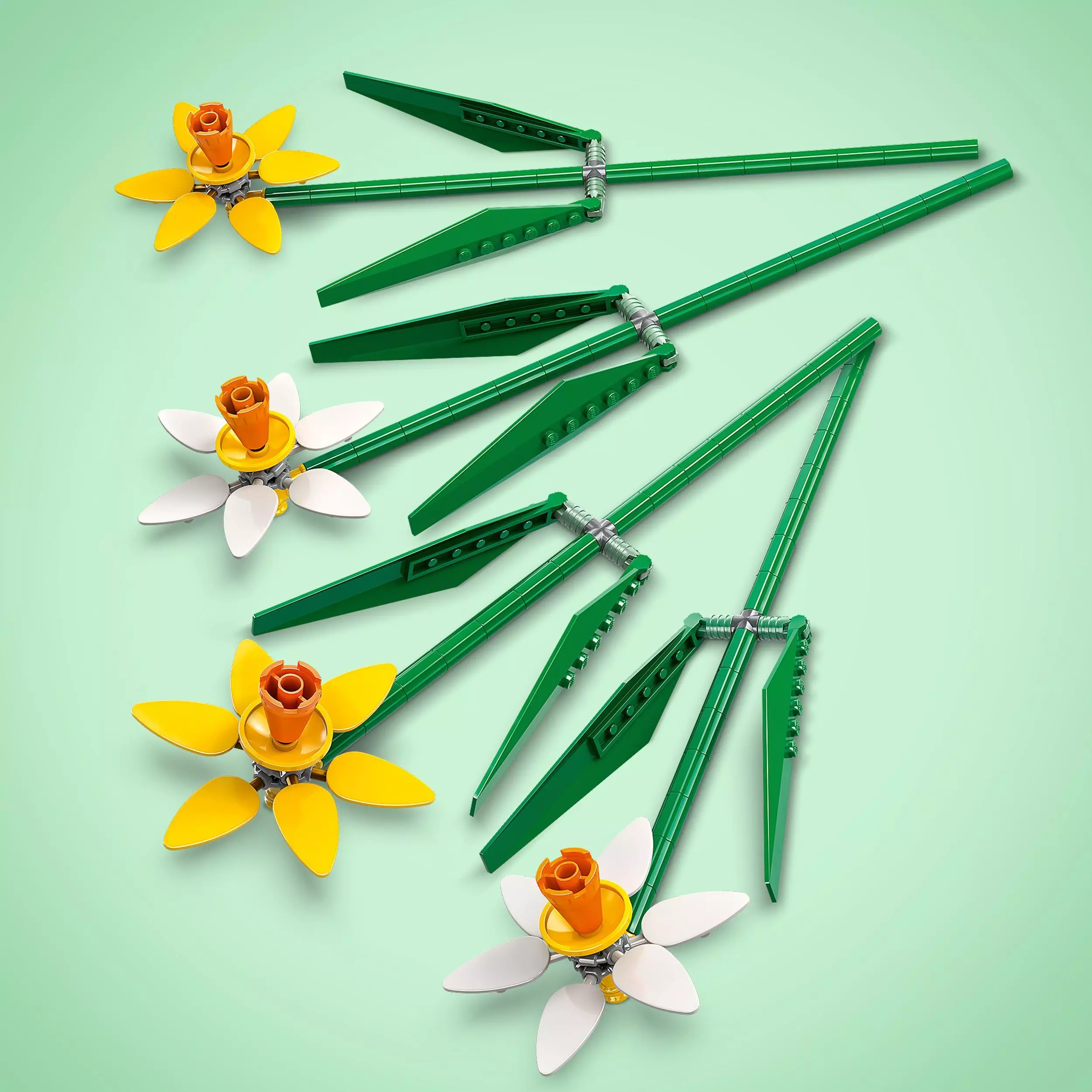 LEGO Flowers Żonkile 40747 - Zabawki