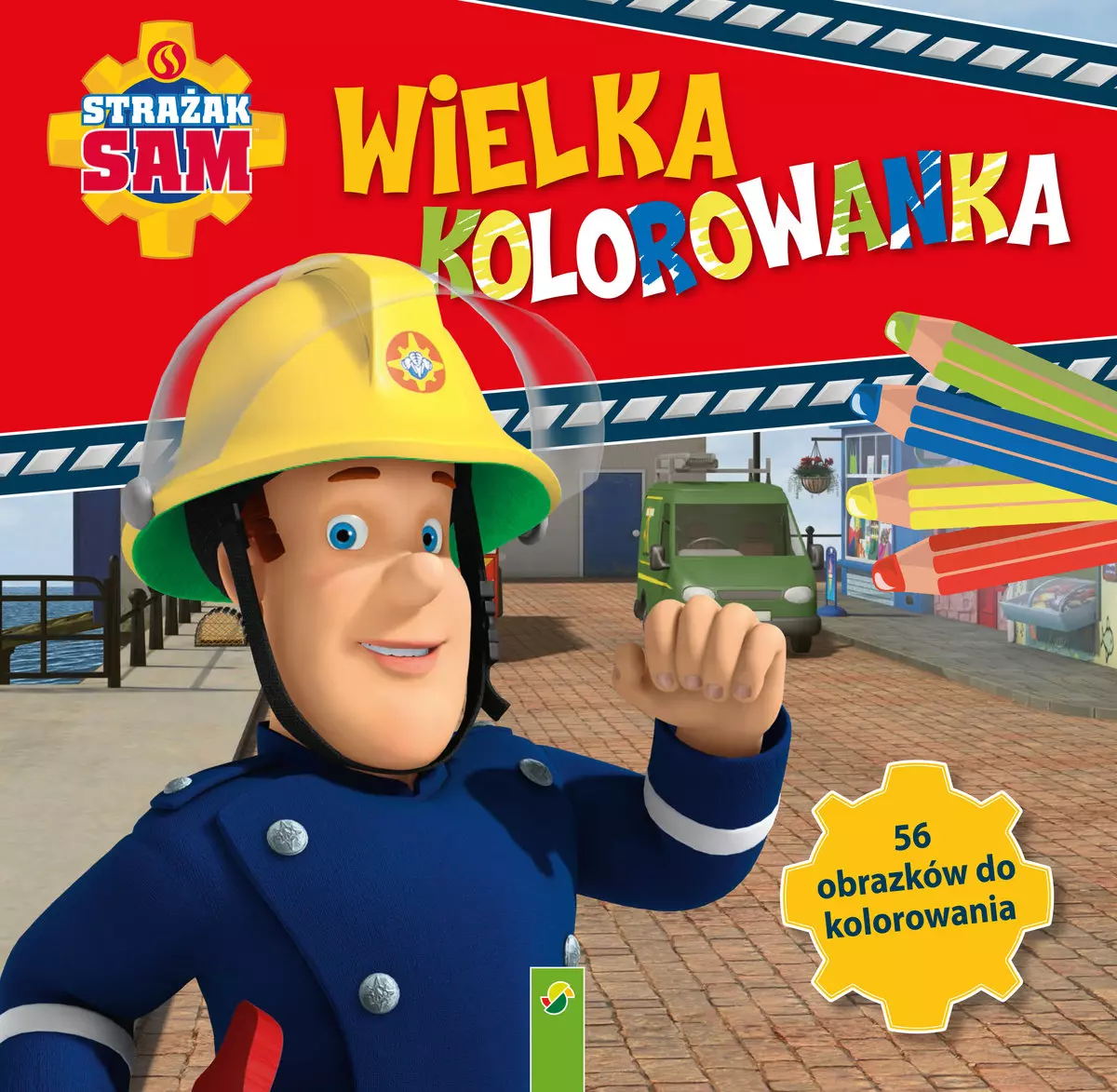 Stra?ak Sam. Wielka kolorowanka - Książki