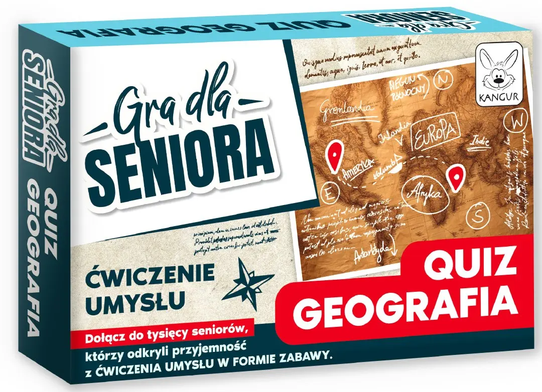 Gra dla Seniora. Quiz geografia - Gry