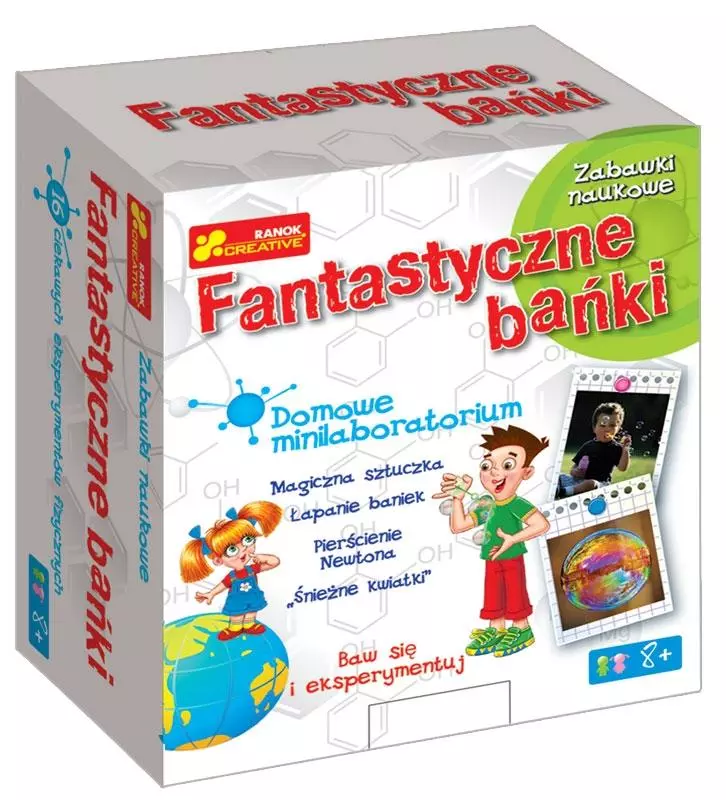 Domowe minilaboratorium. Fantastyczne bańki - Zabawki
