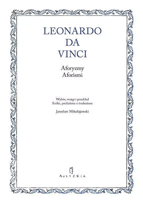Leonardo da Vinci. Aforyzmy. Aforismi - Książki