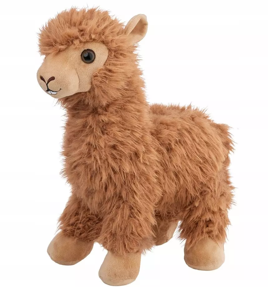 Maskotka Alpaka Brązowa Lama - 40cm - Zabawki