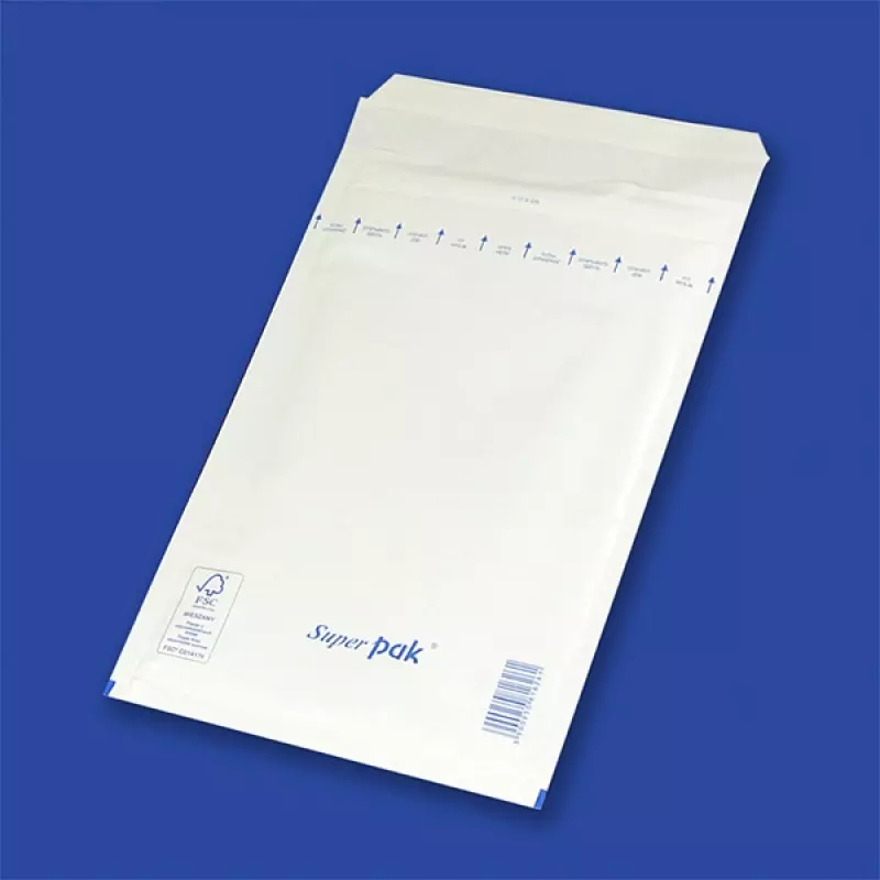 Koperty E15 220x265mm/240x275mm białe bąbelkowe - Papiernicze i szkolne