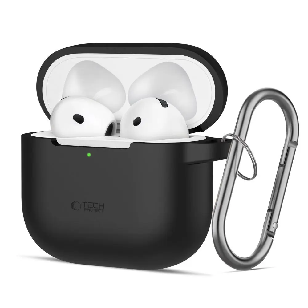 Tech-Protect Silicone Hook Apple AirPods 4 Black - Elektronika i akcesoria