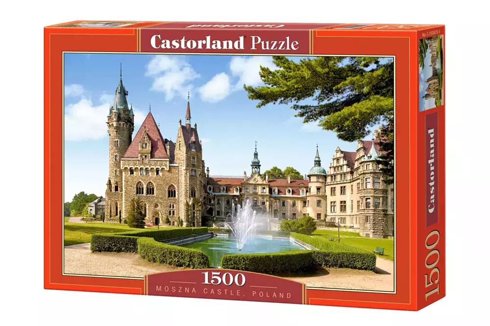 Puzzle 1500 elementów. Zamek Moszna, Polska - Puzzle