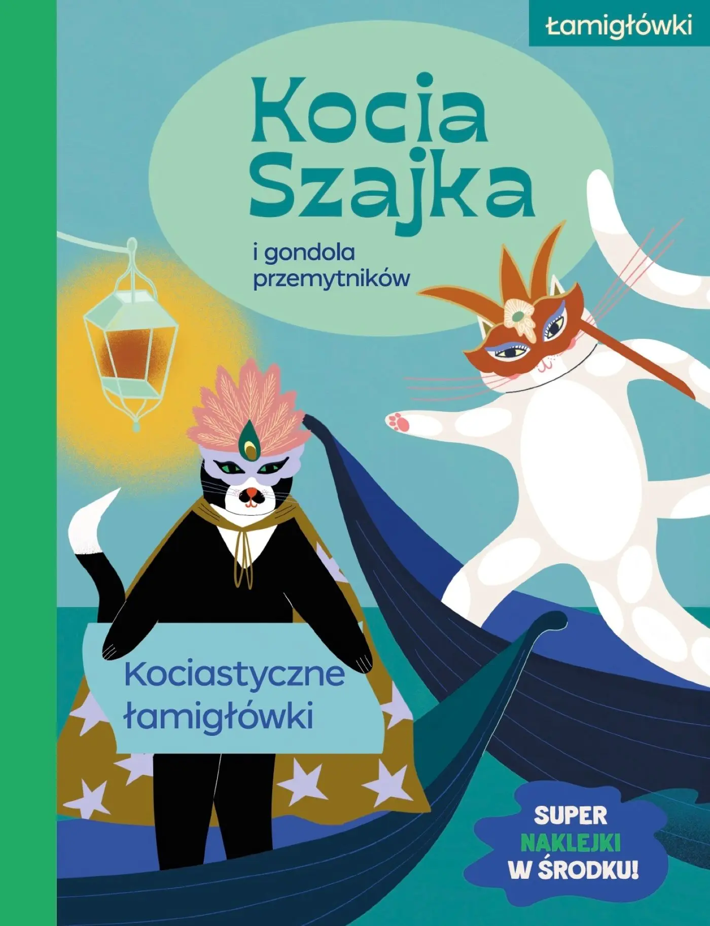 Kocia Szajka i gondola przemytników. Kociastyczne łamigłówki - Książki