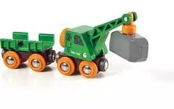 BRIO. Dźwig i wagon - Zabawki