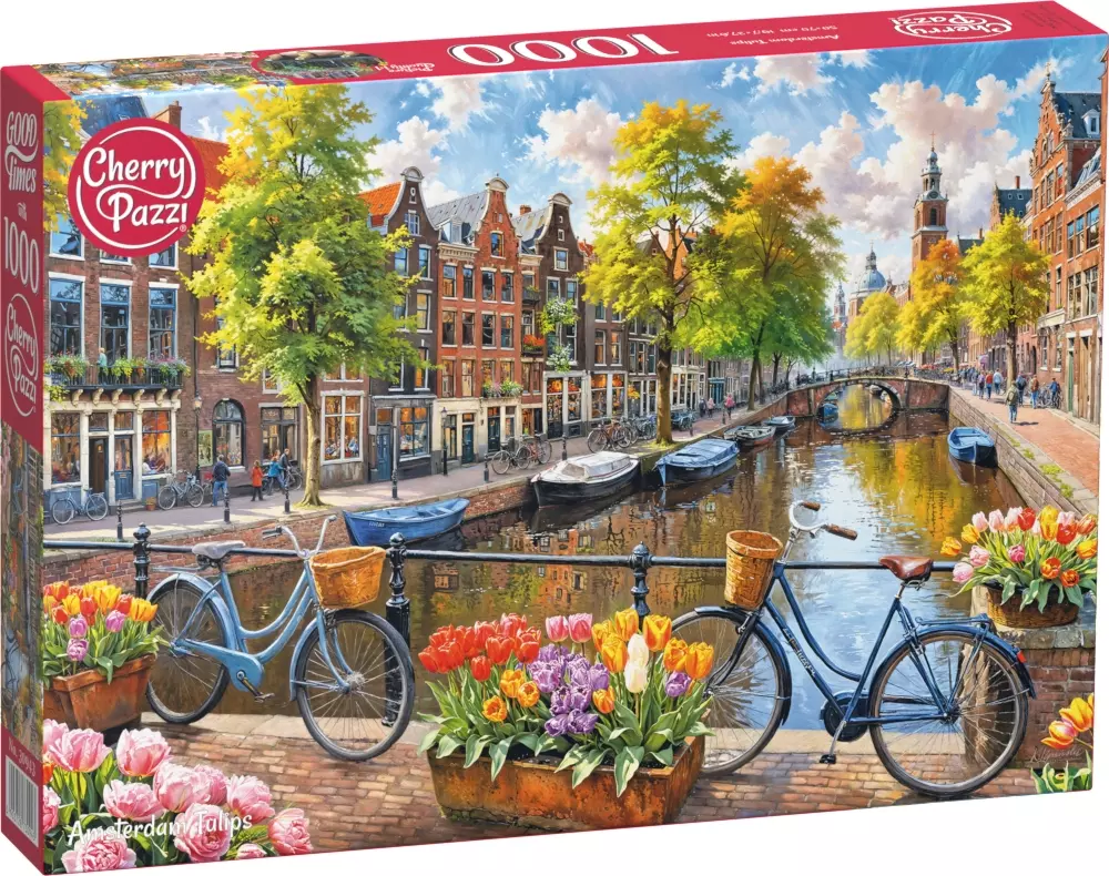 Puzzle 1000 elementów. Tulipany z Amsterdamu 30943 - Puzzle
