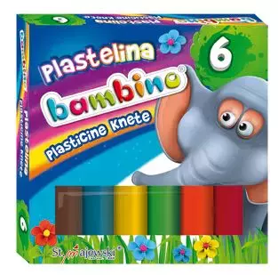 Plastelina Bambino 6 kolorów - Papiernicze i szkolne