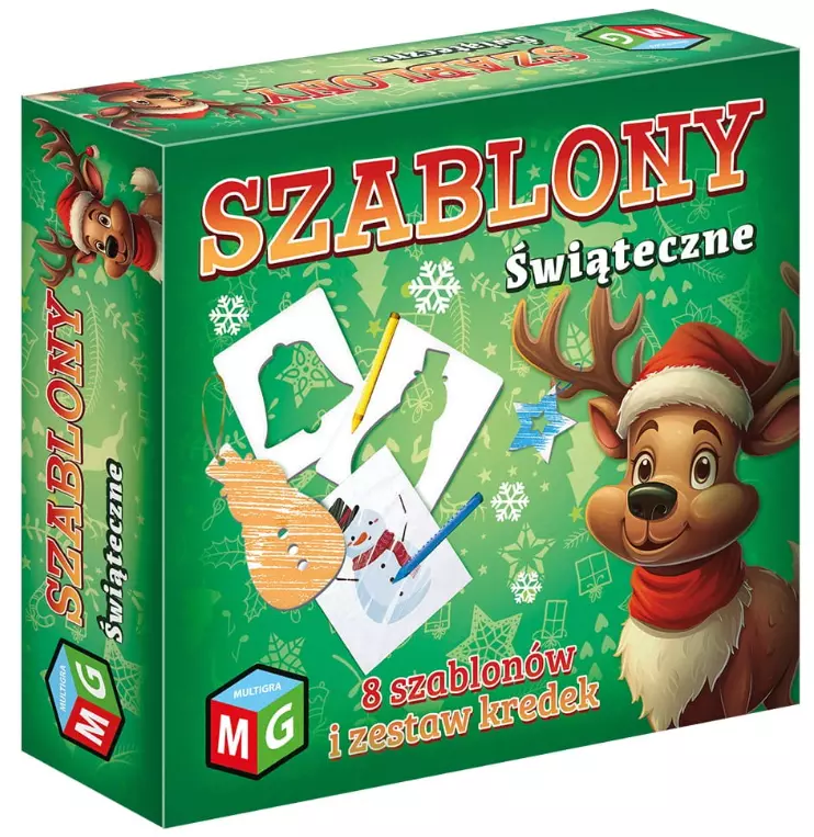 Szablony świąteczne - Zabawki