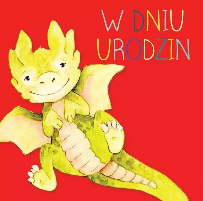 Karnet kwadrat CL4216_PO Urodziny Smok - Papiernicze i szkolne