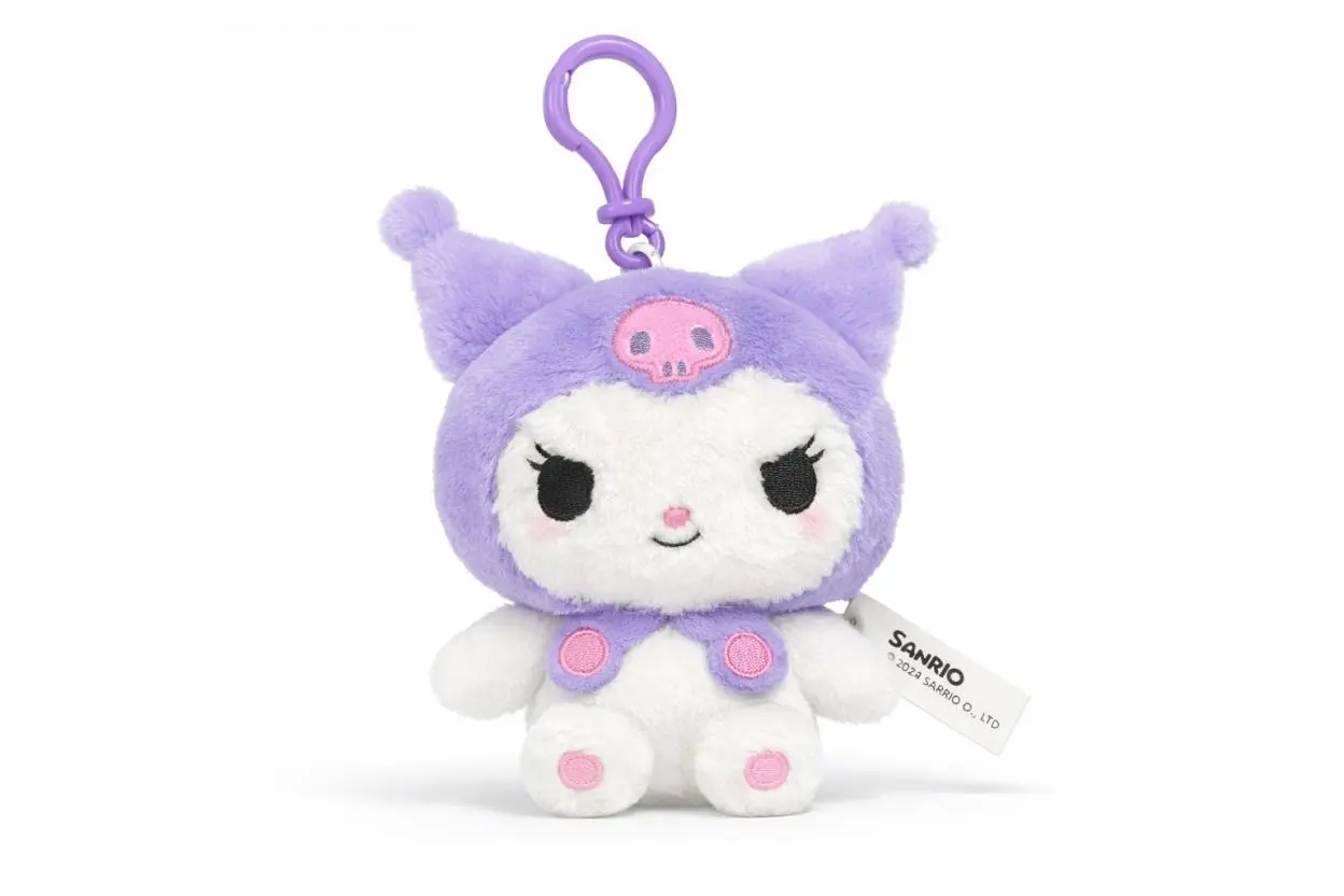 Hello Kitty Fluffy Keychain Kuromi Fioletowa 13cm - Zabawki