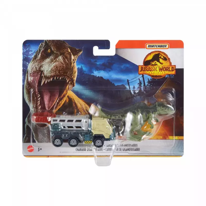 Matchbox. HBH86 Jurassic World. Transporter dinozaurów - Zabawki