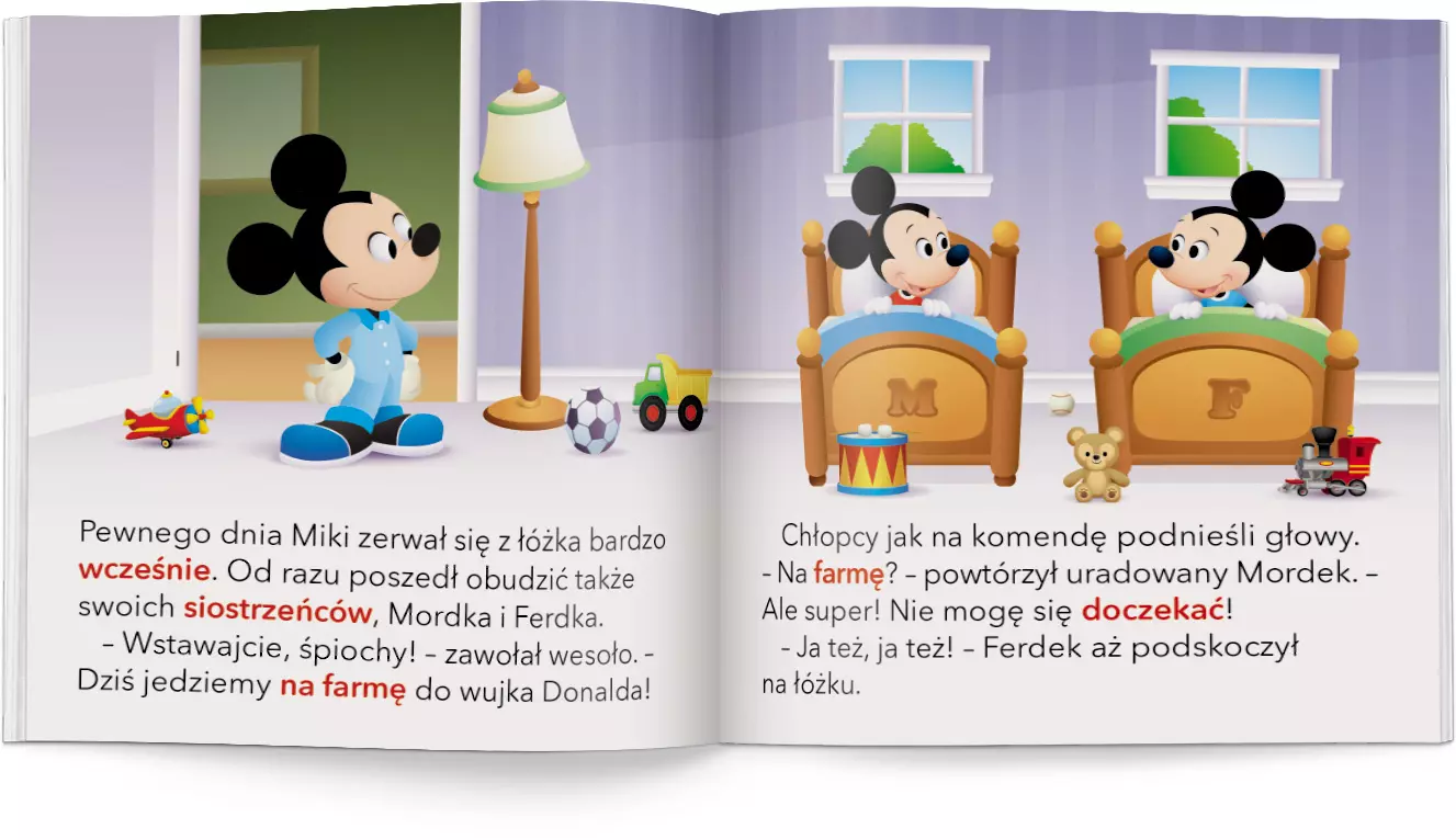 Disney Maluch. Moje pierwsze opowiastki. Miki jedzie na farmę - Książki