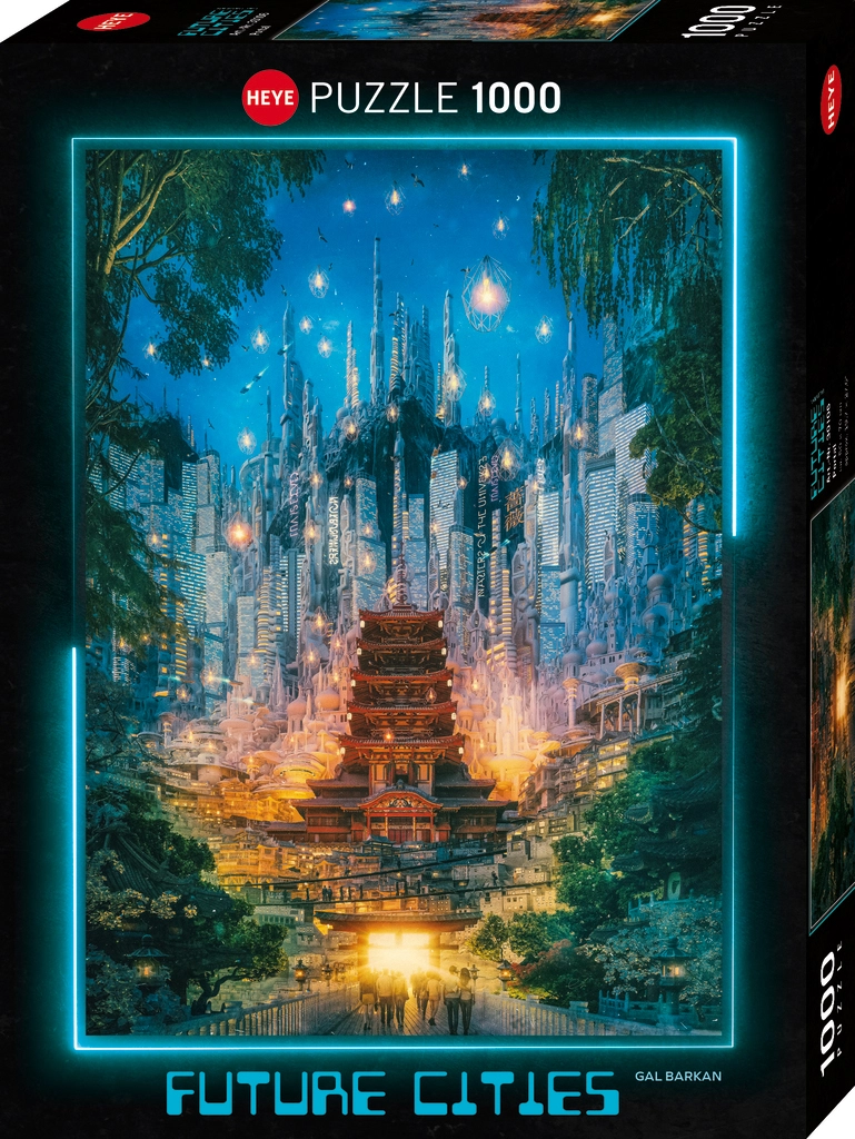 Puzzle 1000 elementów. Miasta przyszłości. Portal - Puzzle